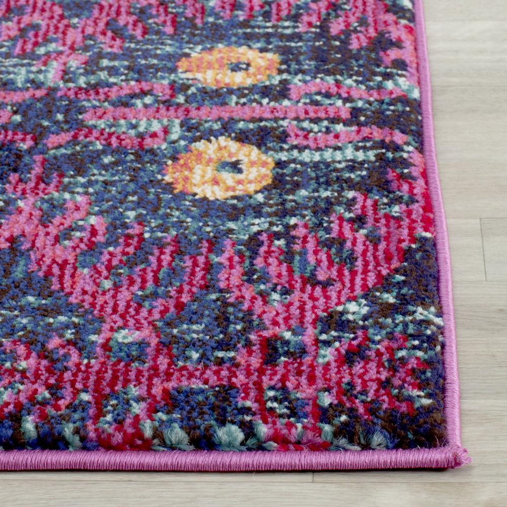 MONACO, PINK / MULTI, 2'-2" X 10', Area Rug, MNC213D-210. Picture 1