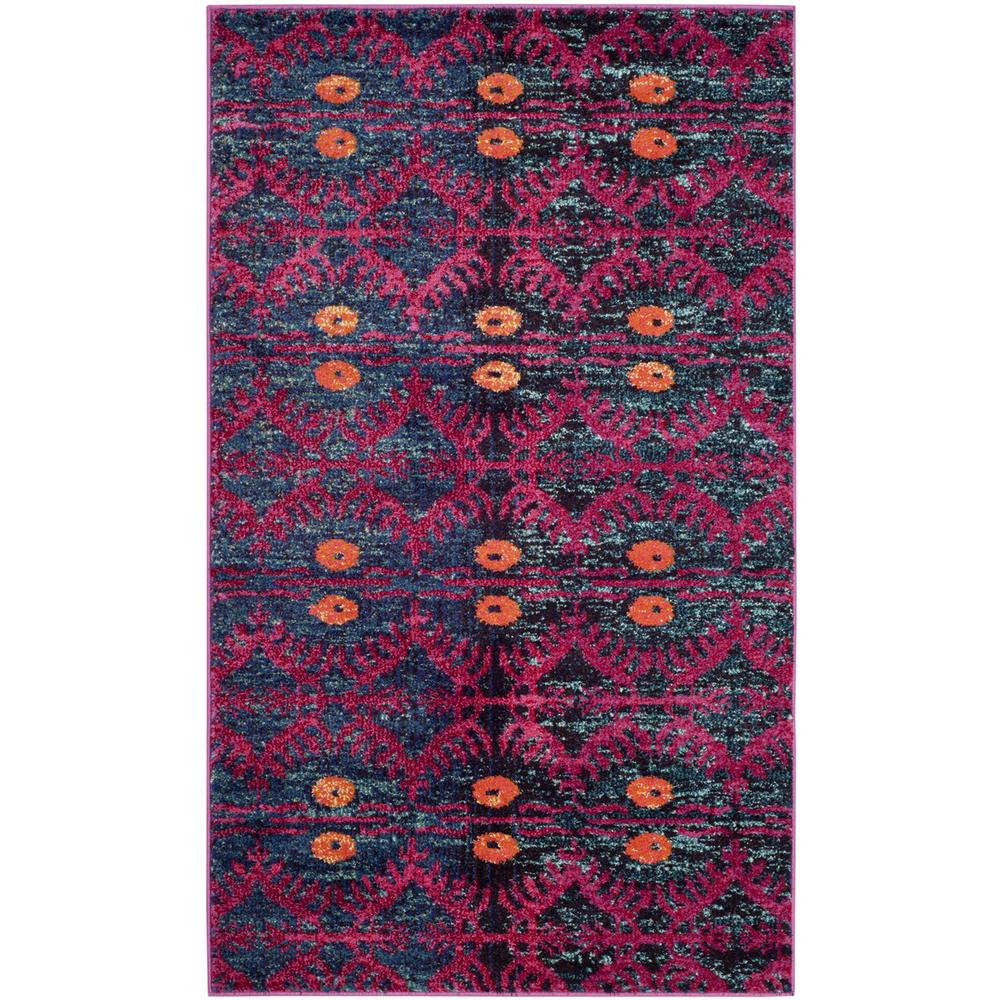 MONACO, PINK / MULTI, 3' X 5', Area Rug, MNC213D-3. Picture 1