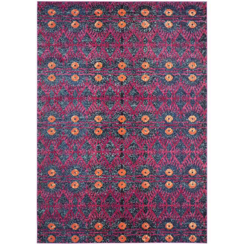 MONACO, PINK / MULTI, 6'-7" X 9'-2", Area Rug, MNC213D-6. Picture 1