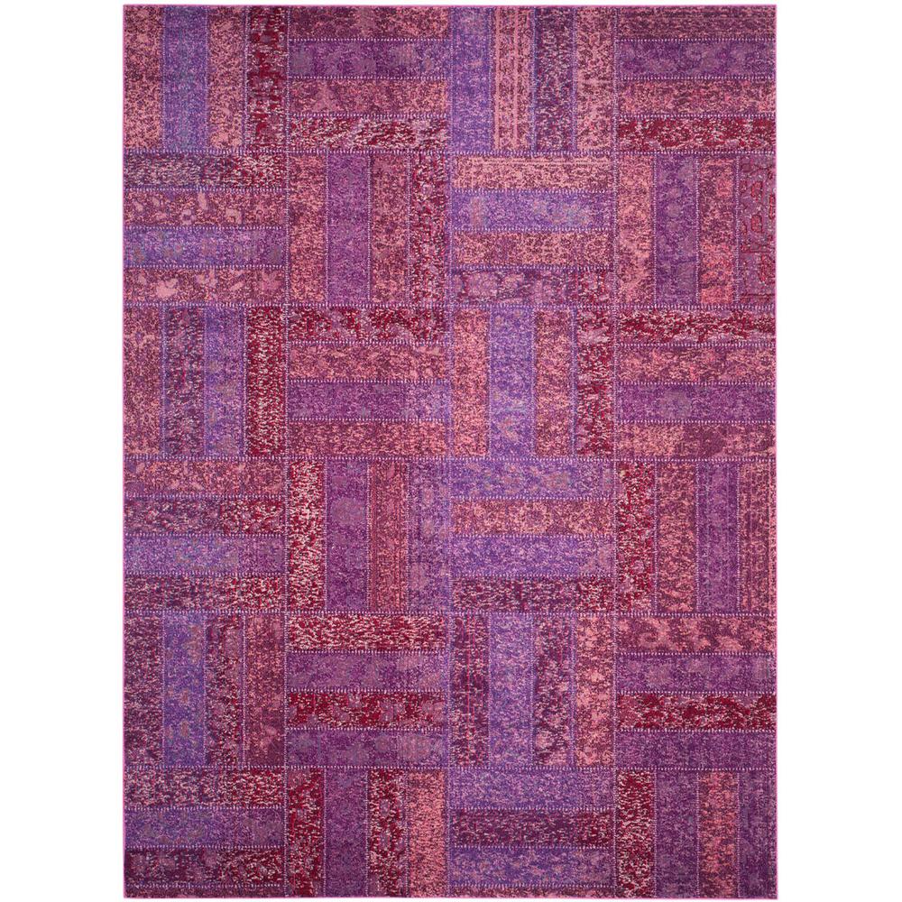 MONACO, PURPLE / MULTI, 8' X 11', Area Rug. Picture 1
