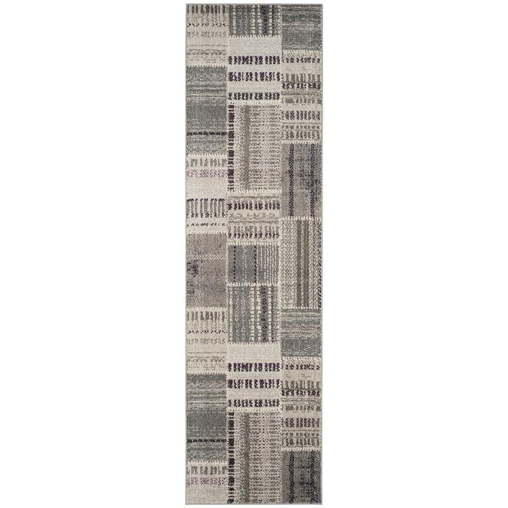MONACO, GREY / MULTI, 2'-2" X 8', Area Rug, MNC215G-28. Picture 1