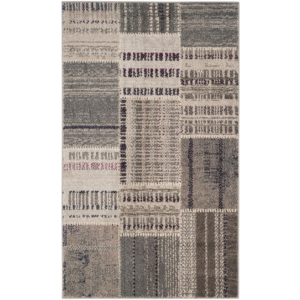 MONACO, GREY / MULTI, 3' X 5', Area Rug, MNC215G-3. Picture 1