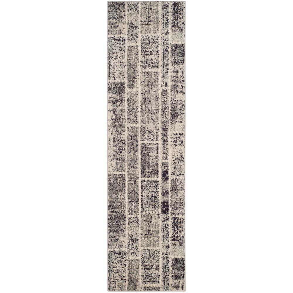 MONACO, GREY / MULTI, 2'-2" X 8', Area Rug, MNC216G-28. Picture 1