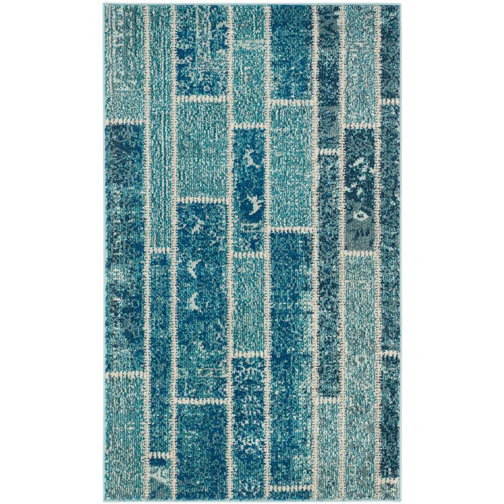 MONACO, BLUE / MULTI, 3' X 5', Area Rug, MNC216J-3. Picture 1