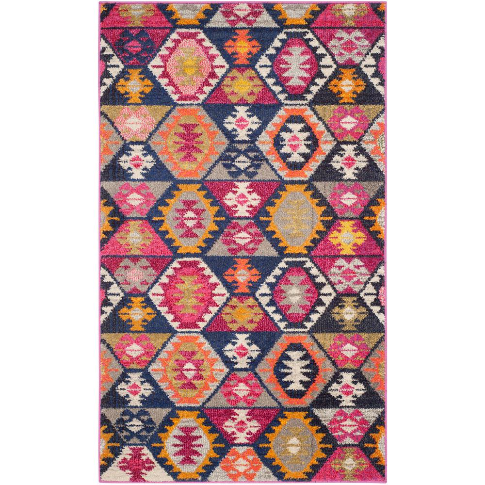 MONACO, MULTI, 3' X 5', Area Rug, MNC218F-3. Picture 1