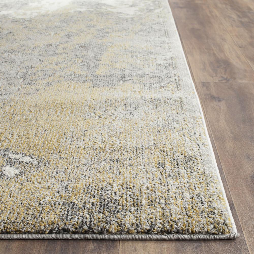 MONACO, IVORY / GREY, 4' X 5'-7", Area Rug. Picture 1