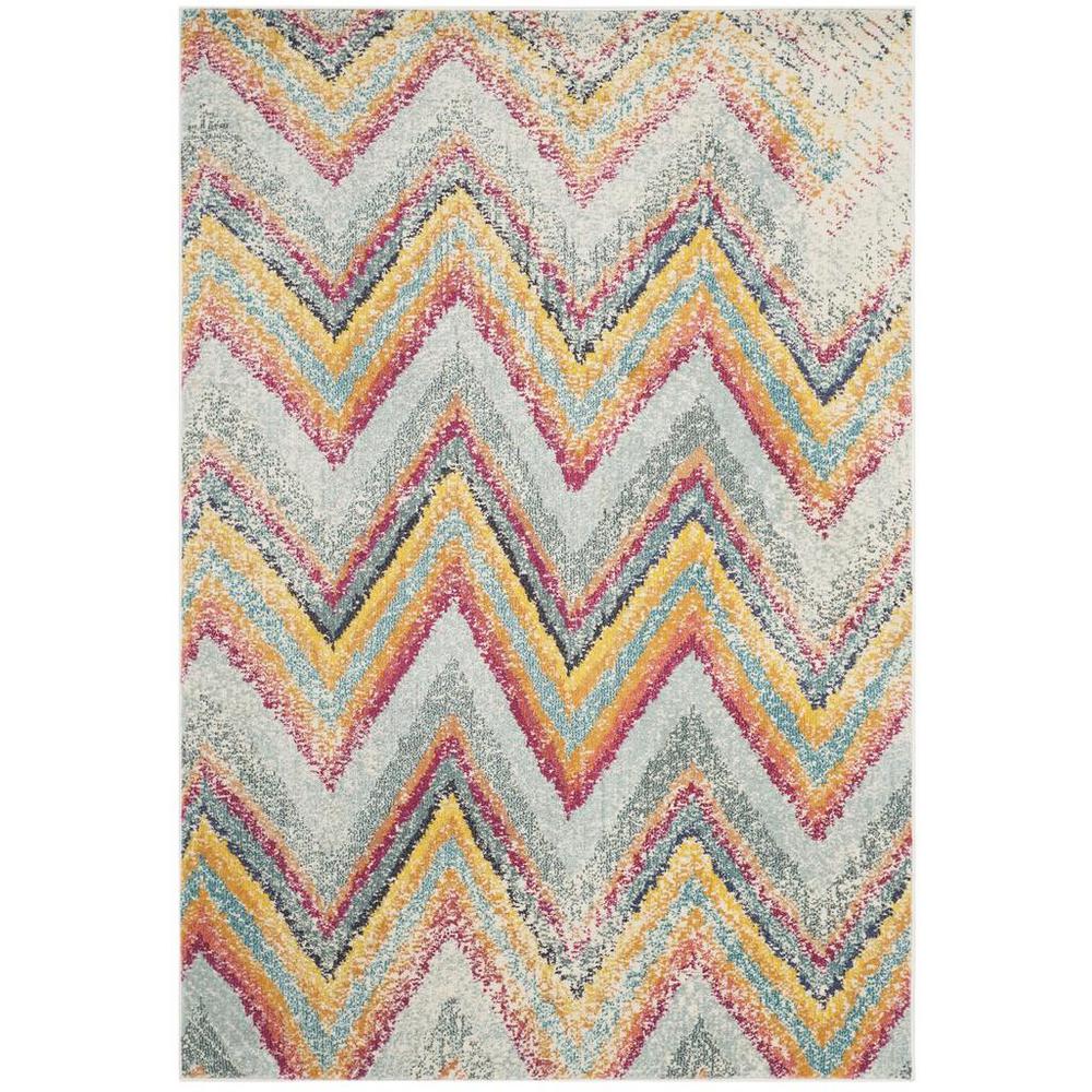 MONACO, MULTI, 4' X 5'-7", Area Rug, MNC220F-4. Picture 1