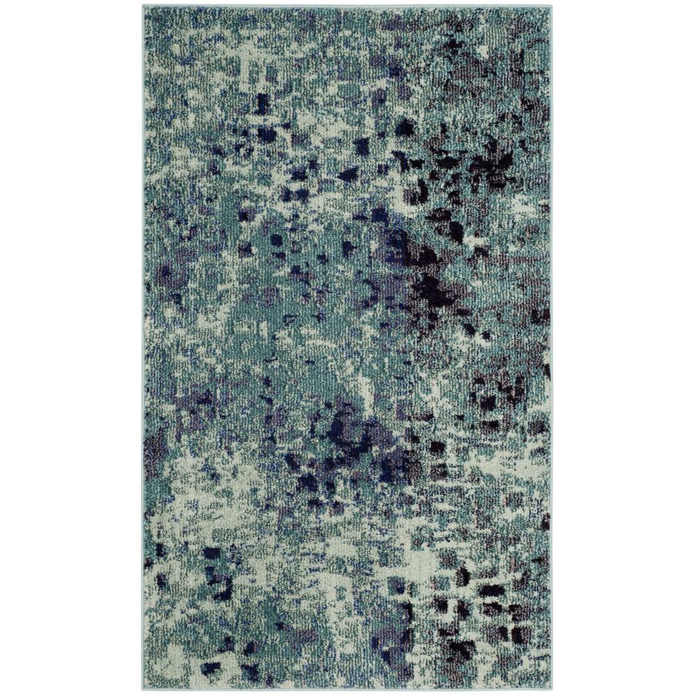 MONACO, LIGHT BLUE / MULTI, 3' X 5', Area Rug. Picture 1