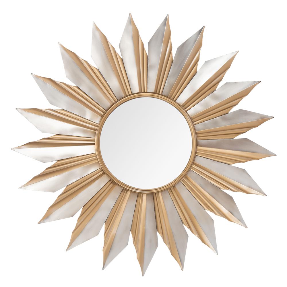Bianca Sunburst Mirror, Gold. Picture 1