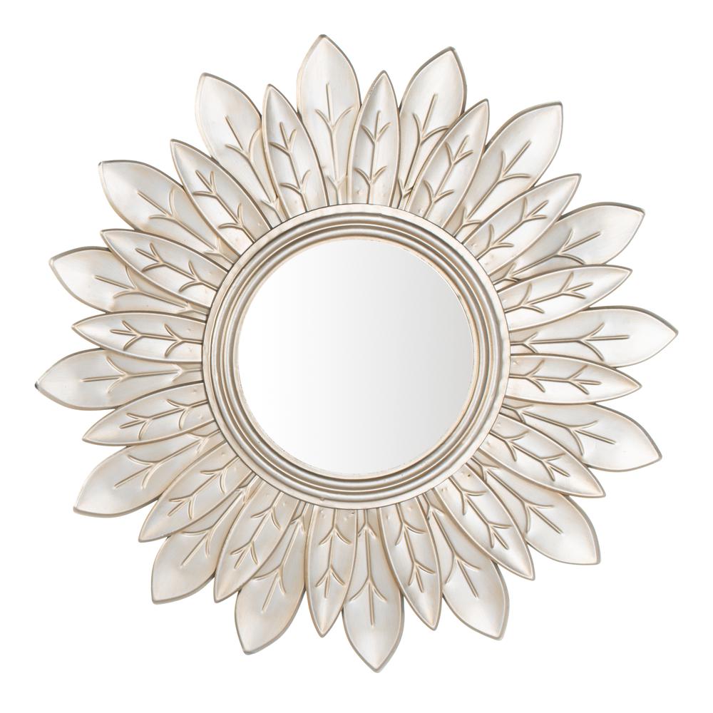 Alba Sunburst Mirror, Champagne. Picture 1