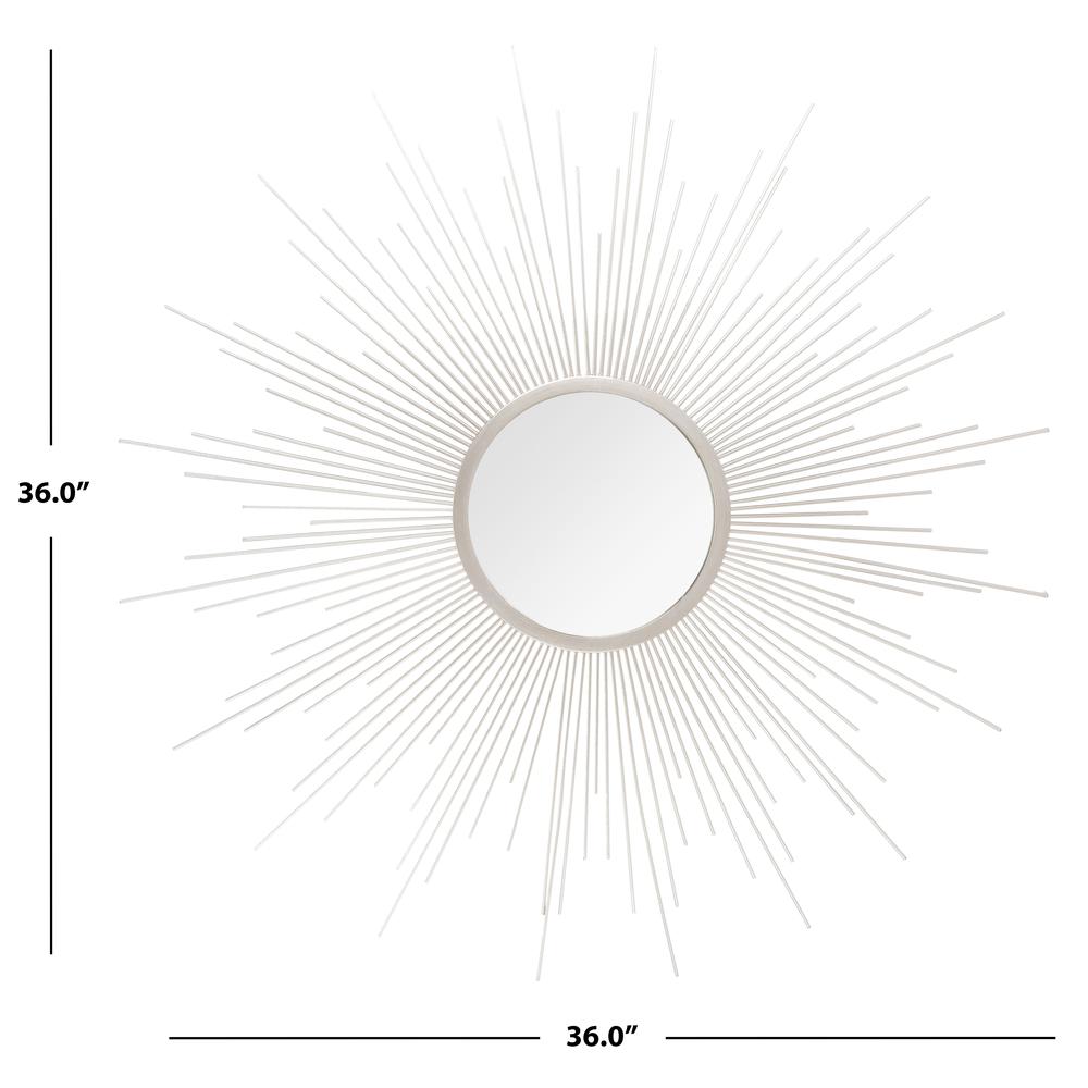 Madilyn Sunburst Mirror, Champagne. Picture 2
