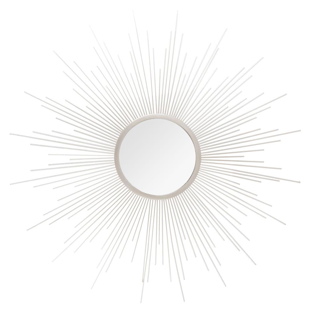 Madilyn Sunburst Mirror, Champagne. Picture 1