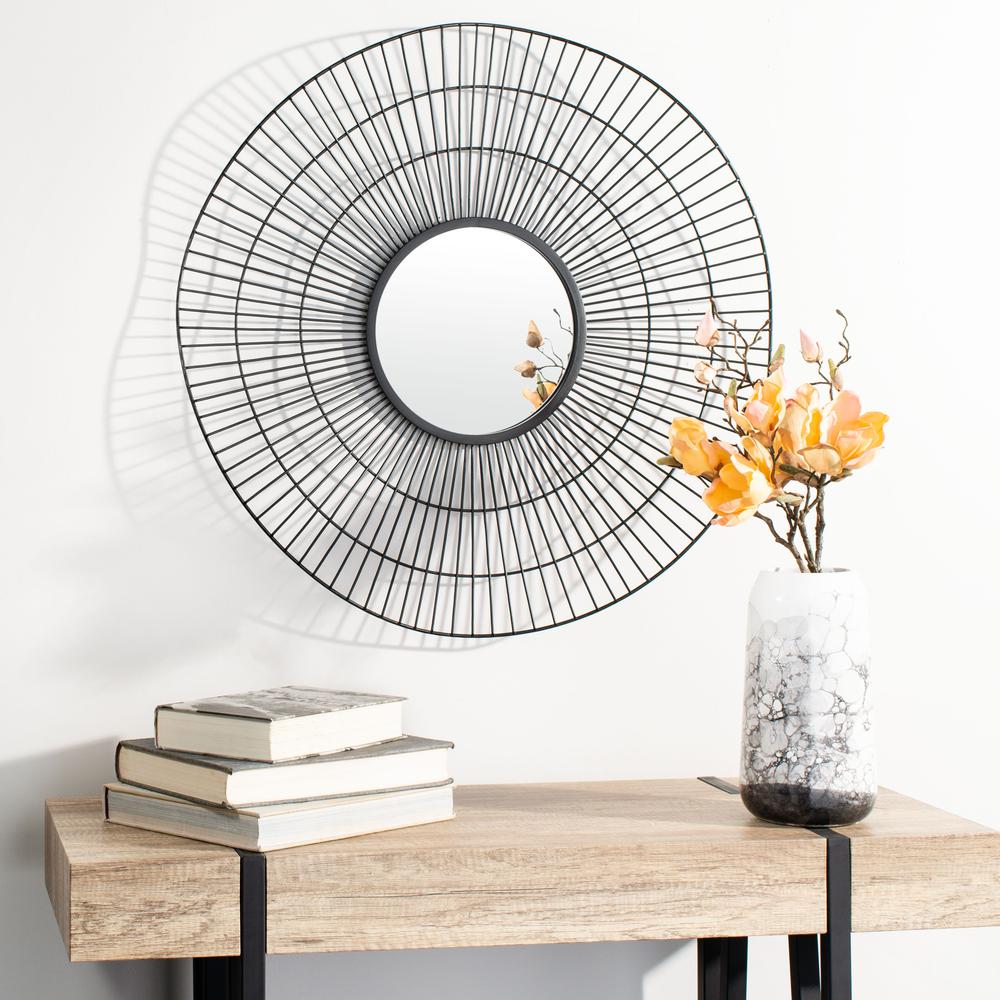 Rainey Mirror, Black. Picture 6