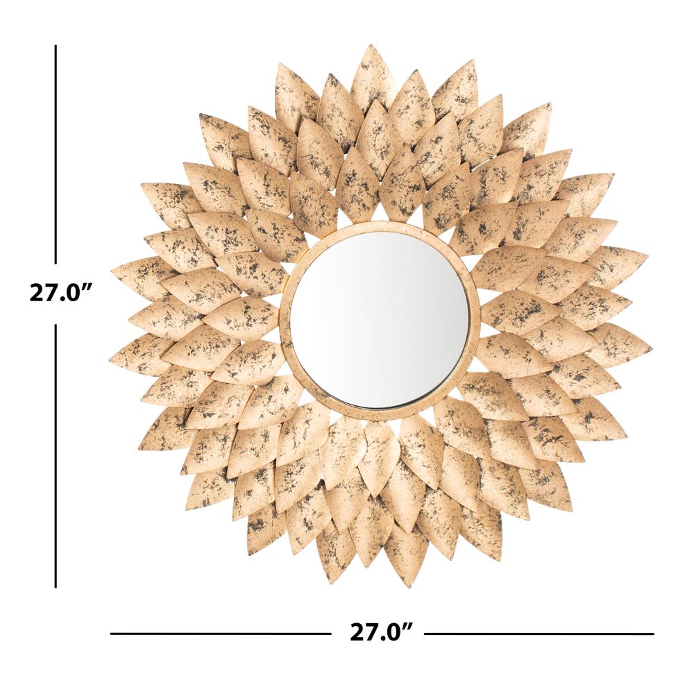 Lana Sunburst Mirror, Gold. Picture 3