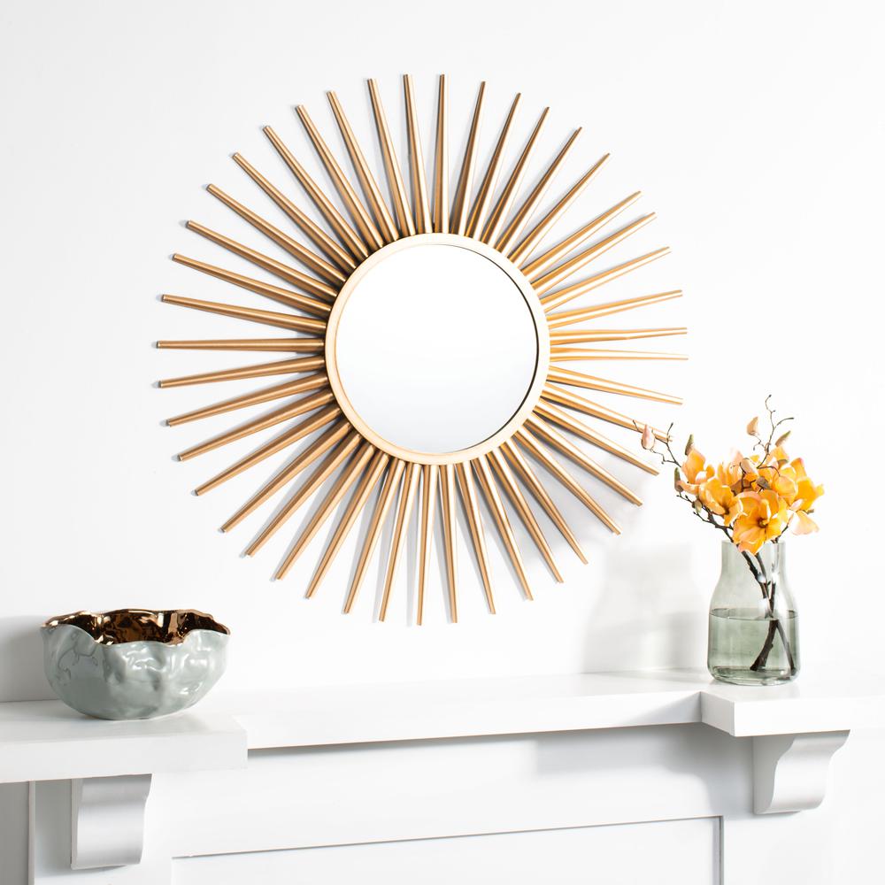 Zyla Sunburst Mirror, Gold. Picture 3