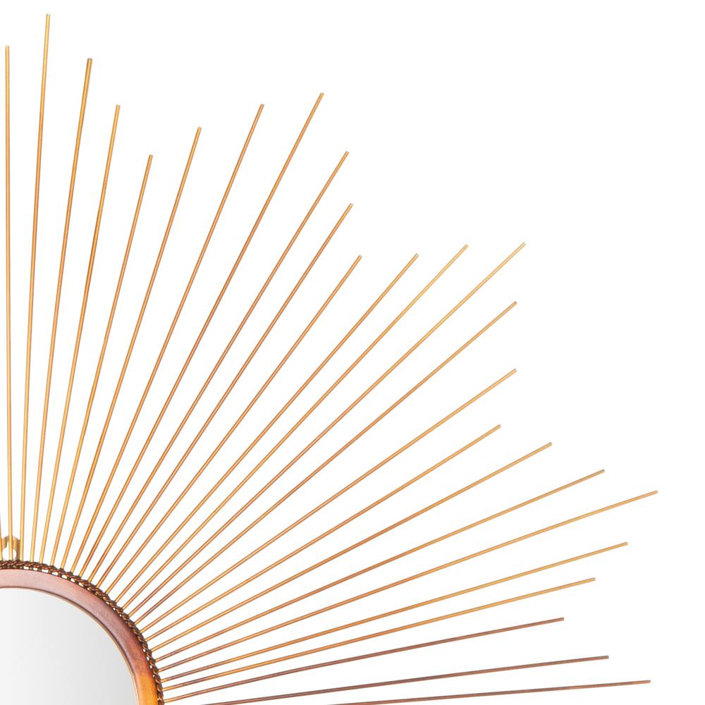 Arlo Sunburst Mirror, Copper. Picture 2