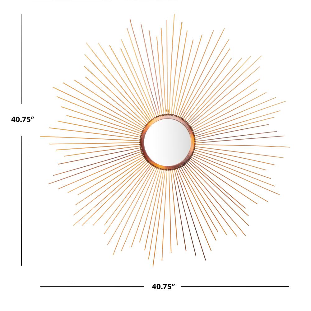 Arlo Sunburst Mirror, Copper. Picture 3