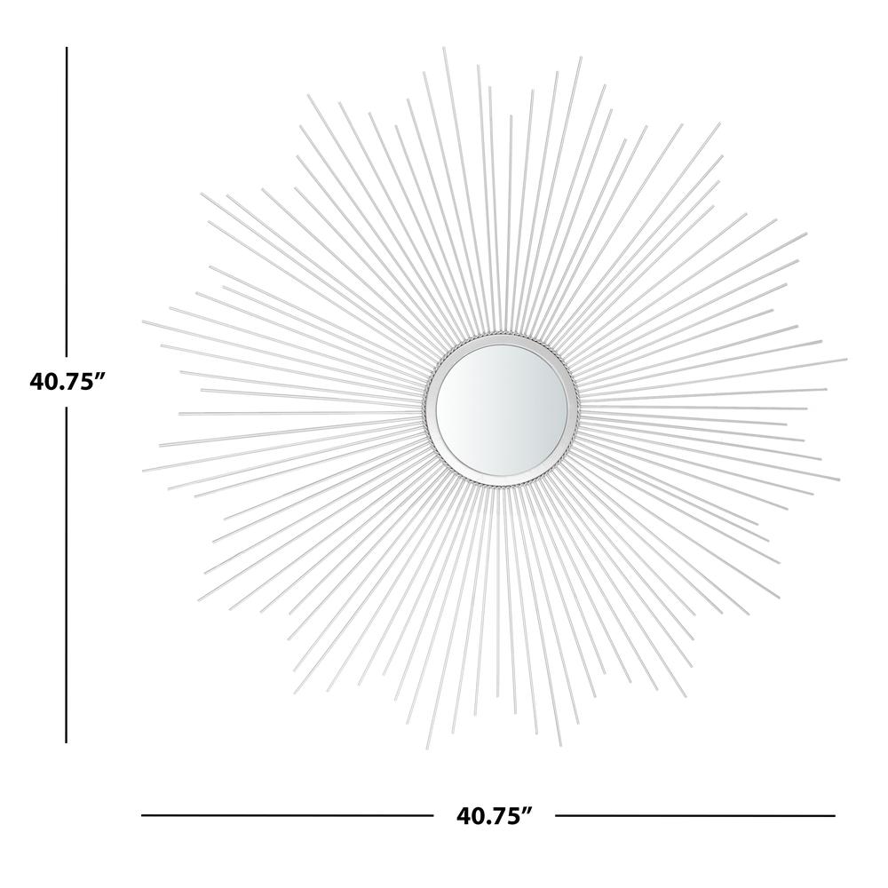 Arlo Sunburst Mirror, Silver. Picture 3