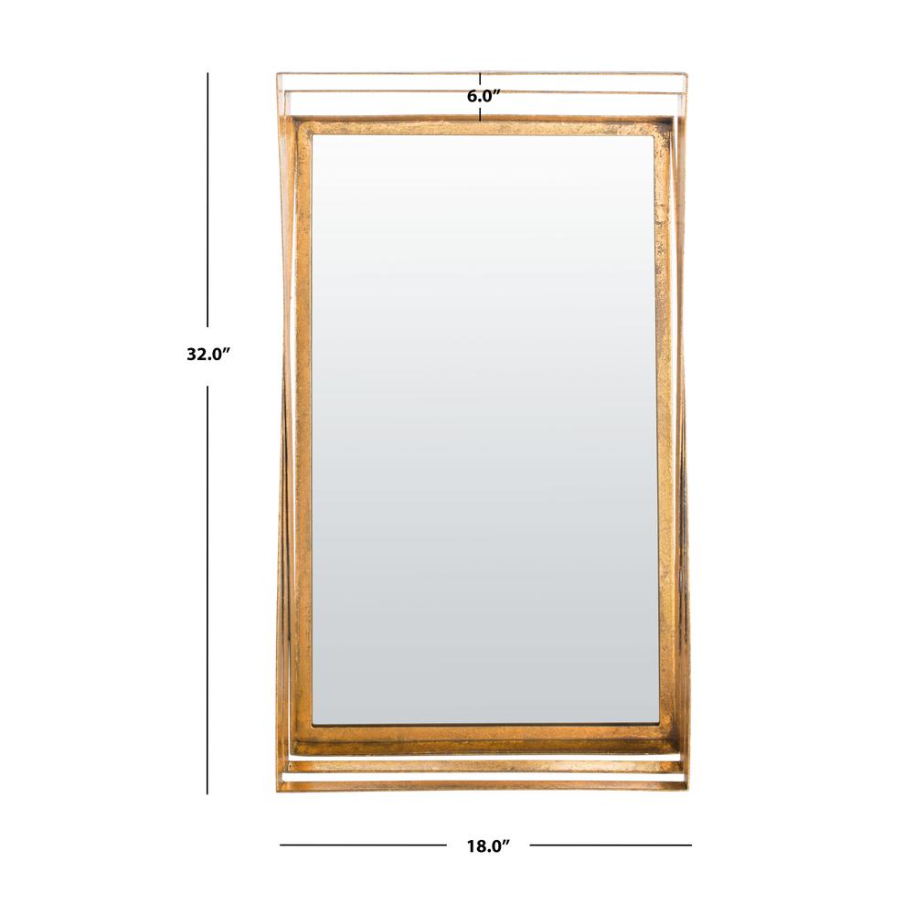 Resa Mirror, Gold Foil. Picture 3