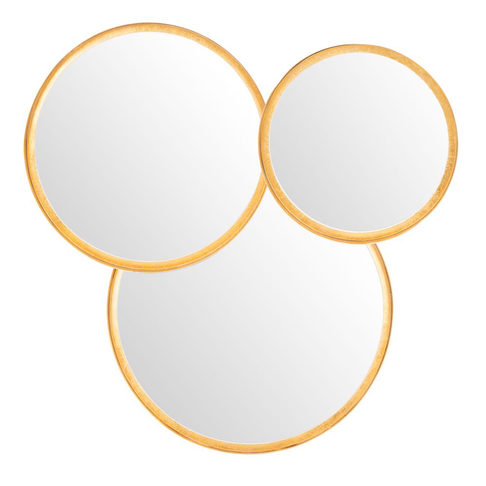 Loni Mirror, Gold Foil/White. Picture 1