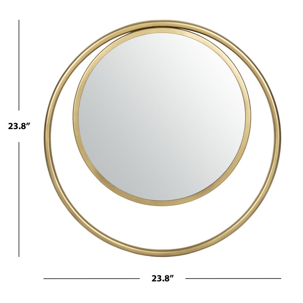 Wonder Mirror, Brushed Brass. Picture 3