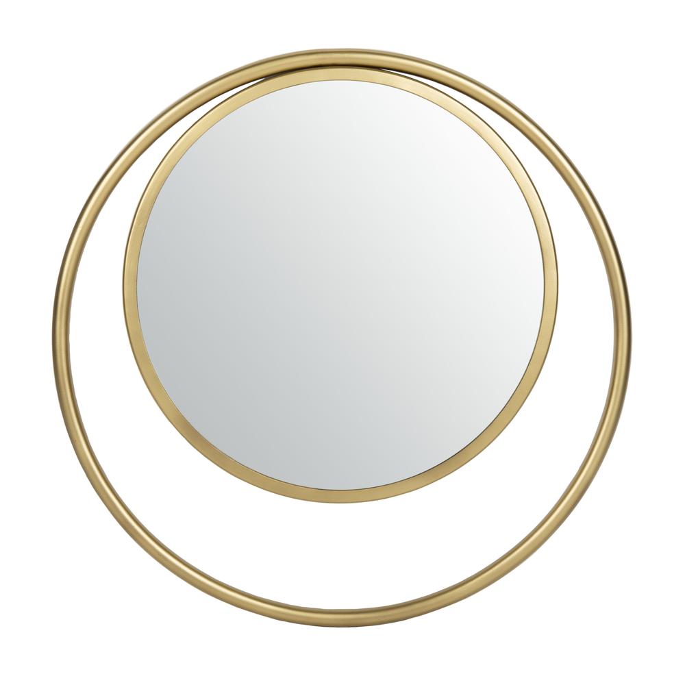 Wonder Mirror, Brushed Brass. Picture 1
