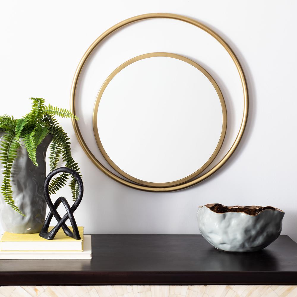 Wonder Mirror, Brushed Brass. Picture 4