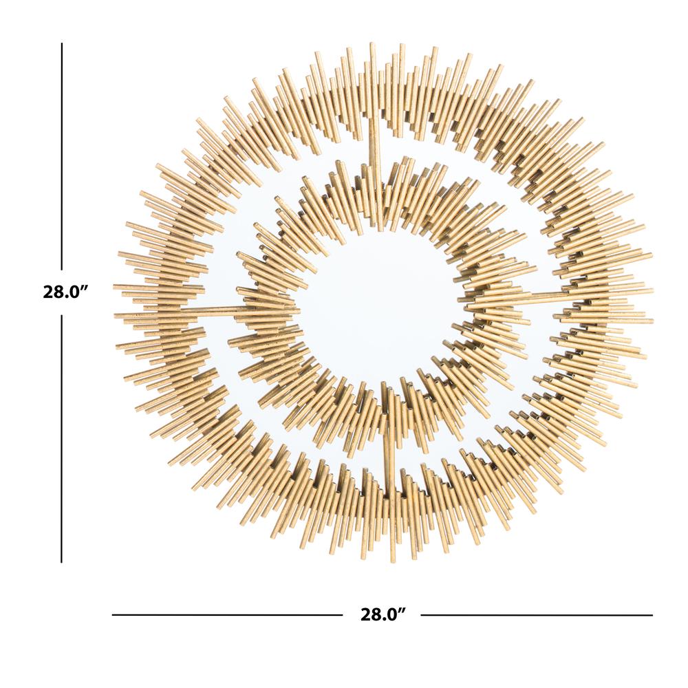 Kalani Mirror, Gold Foil. Picture 2