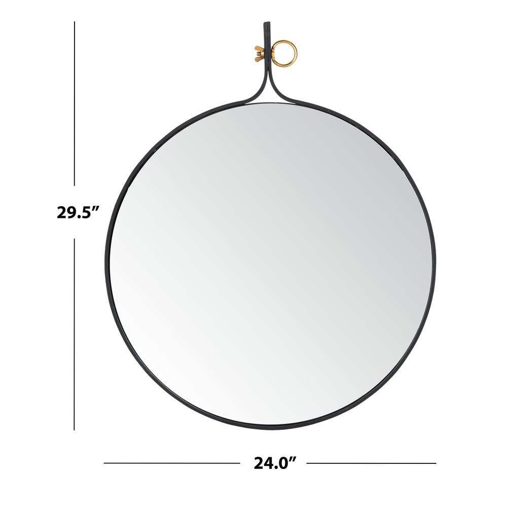 Chandlen Mirror, Black Matte. Picture 4