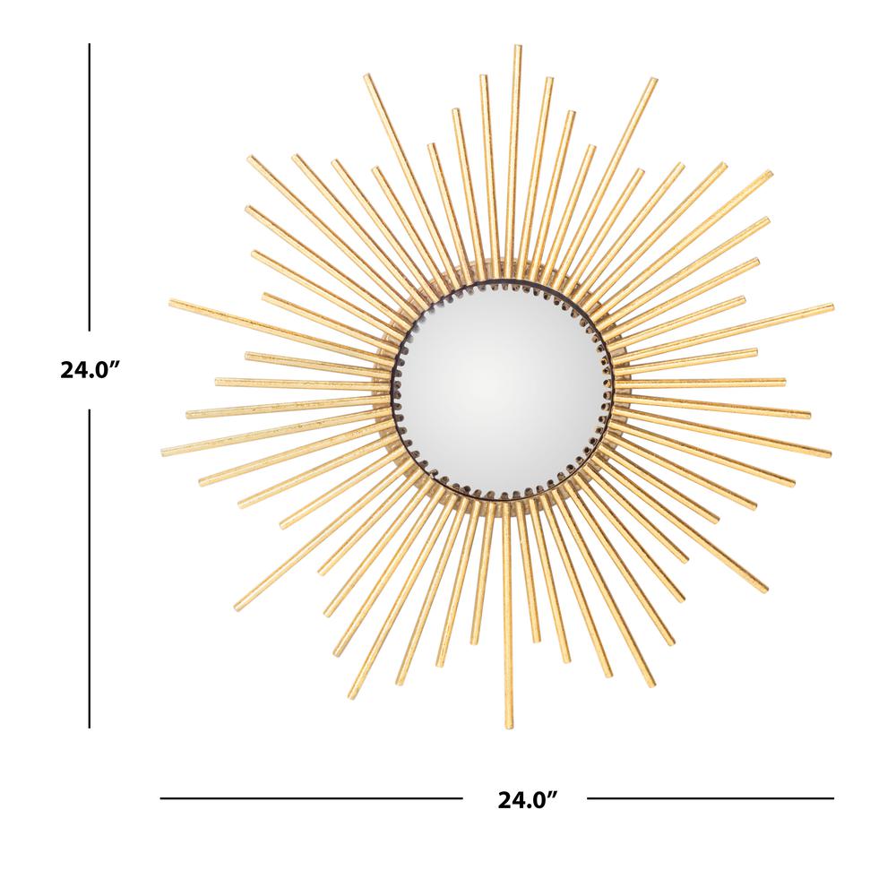 Rosaland Mirror, Gold Foil. Picture 2