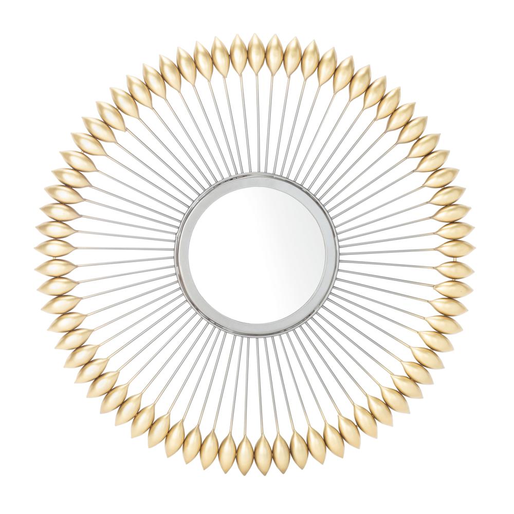 Rulan Mirror, Zinc/Gold. Picture 1