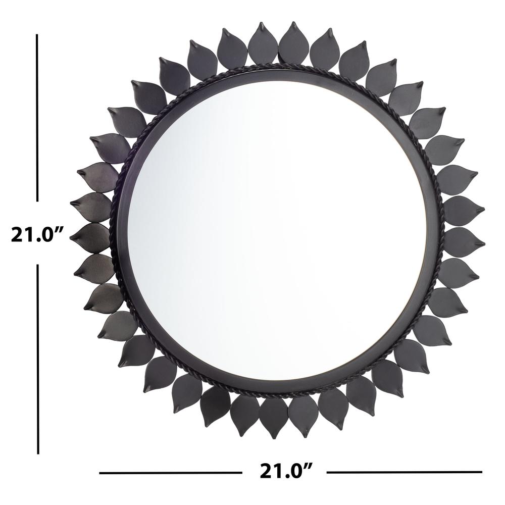 Nally Mirror, Matte Black. Picture 2
