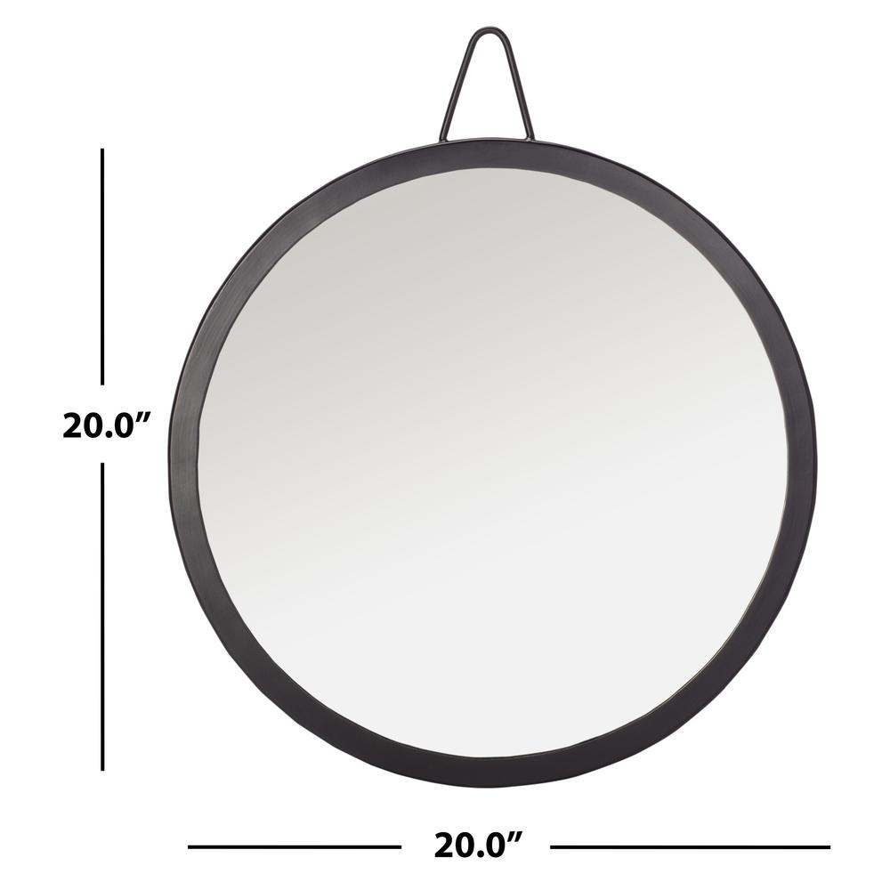 Darsey Mirror, Matte Black. Picture 3