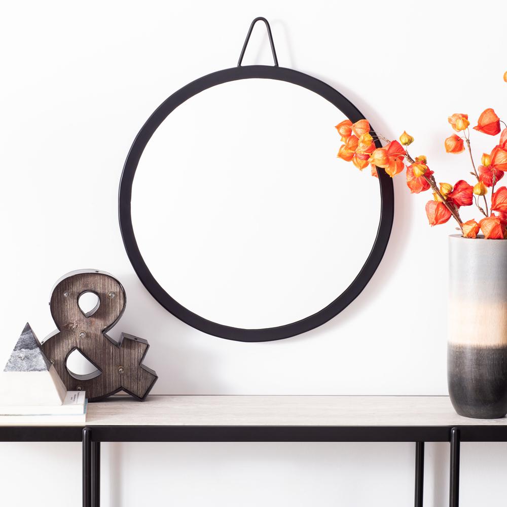 Darsey Mirror, Matte Black. Picture 4