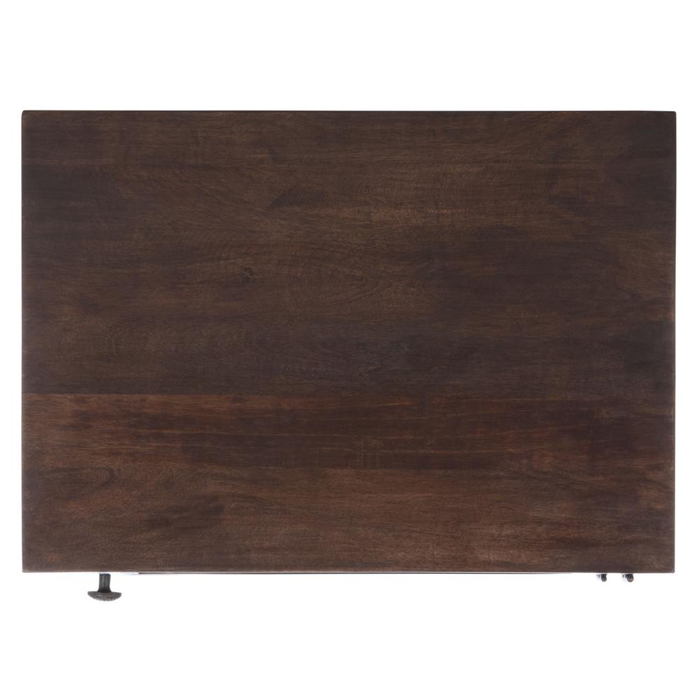 Thea 1 Door Carved Nightstand, Brown. Picture 14