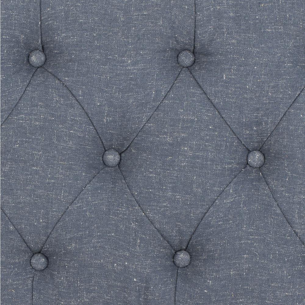 Liam Tufted Cocktail Ottoman, Navy/Dark Oak. Picture 13