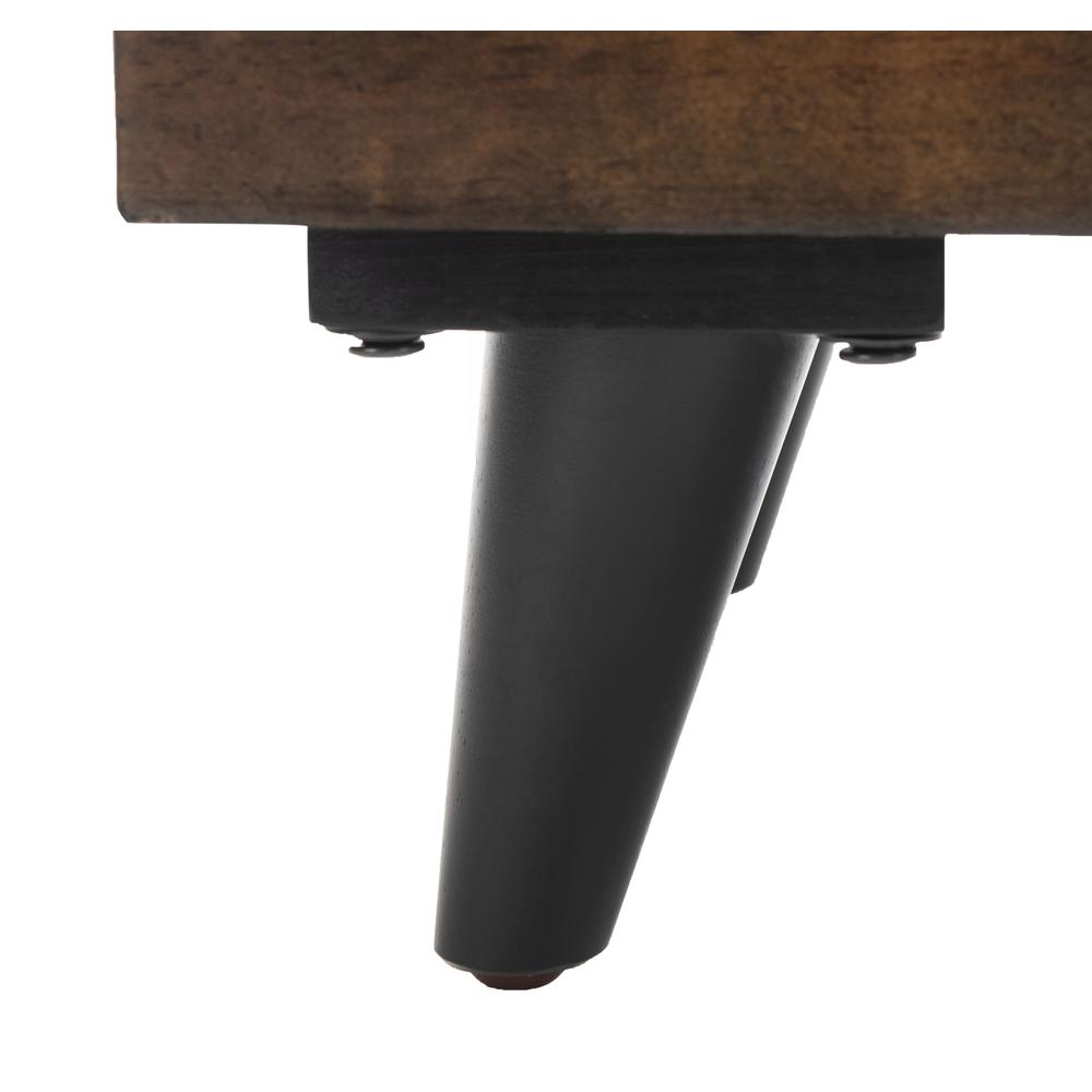 Liam Tufted Cocktail Ottoman, Grey/Dark Oak. Picture 7