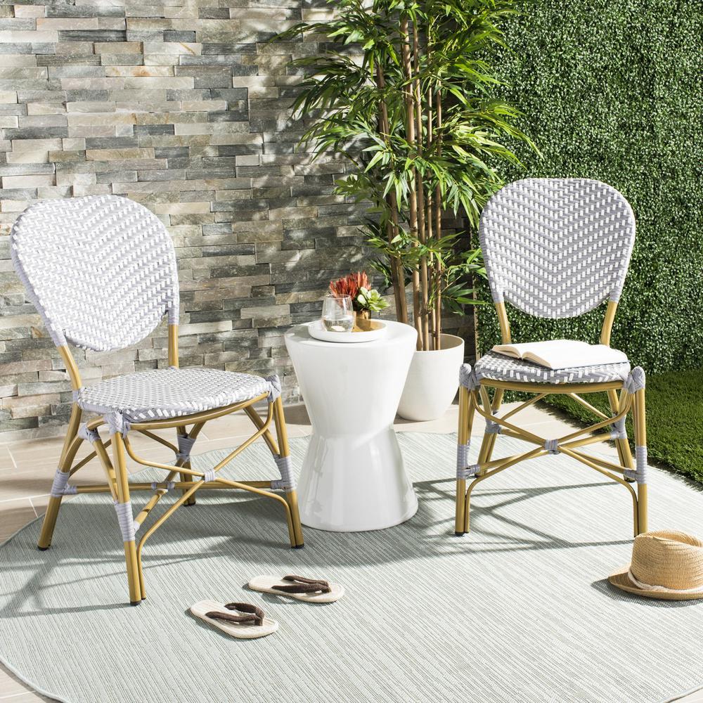 Lisbeth French Bistro Stacking Side Chair. Picture 1