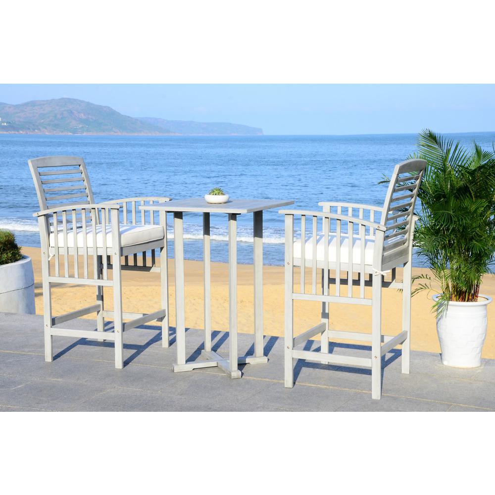 Pate 3 Pc Bar 39.8-Inch H Table Bistro Set. Picture 1