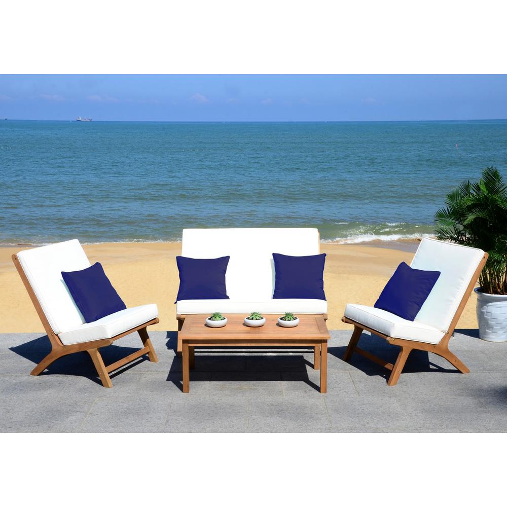 Chaston 4 Pc Outdoor Living Set With Accent Pillows. Picture 1