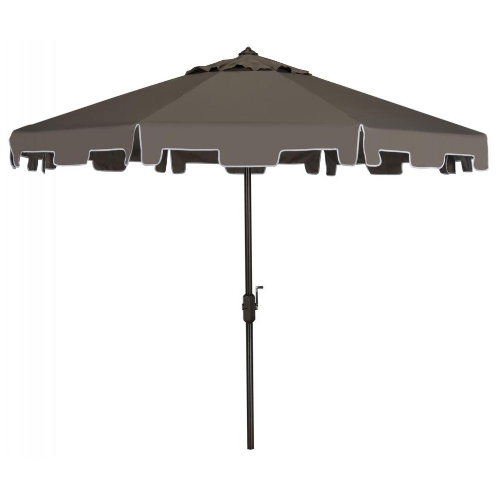 Uv Resistant Zimmerman 9 Ft Crank Market Push Button Tilt Umbrella With Flap. Picture 1