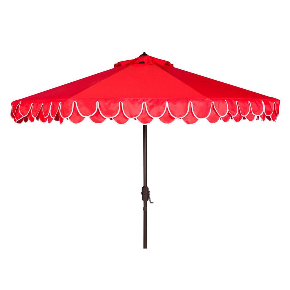 Elegant Valance 9Ft Auto Tilt Umbrella. Picture 1