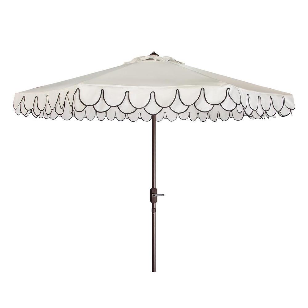 Elegant Valance 9Ft Auto Tilt Umbrella. Picture 1
