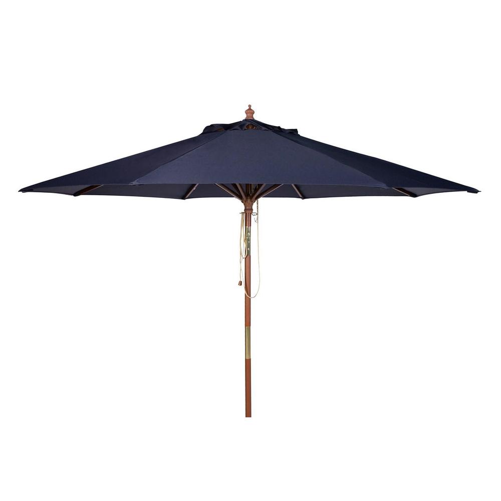 Cannes 9Ft Wooden Outdoor Umbrella. Picture 1