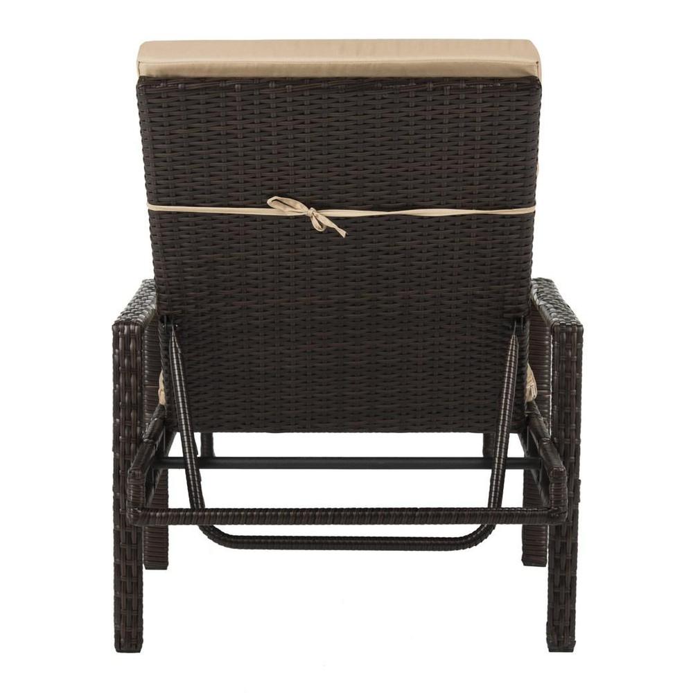 Alma Rattan Sun Lounger. Picture 1