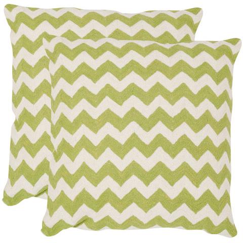 STRIPED TEALEA  PILLOW, PIL102H-1818-SET2. Picture 1
