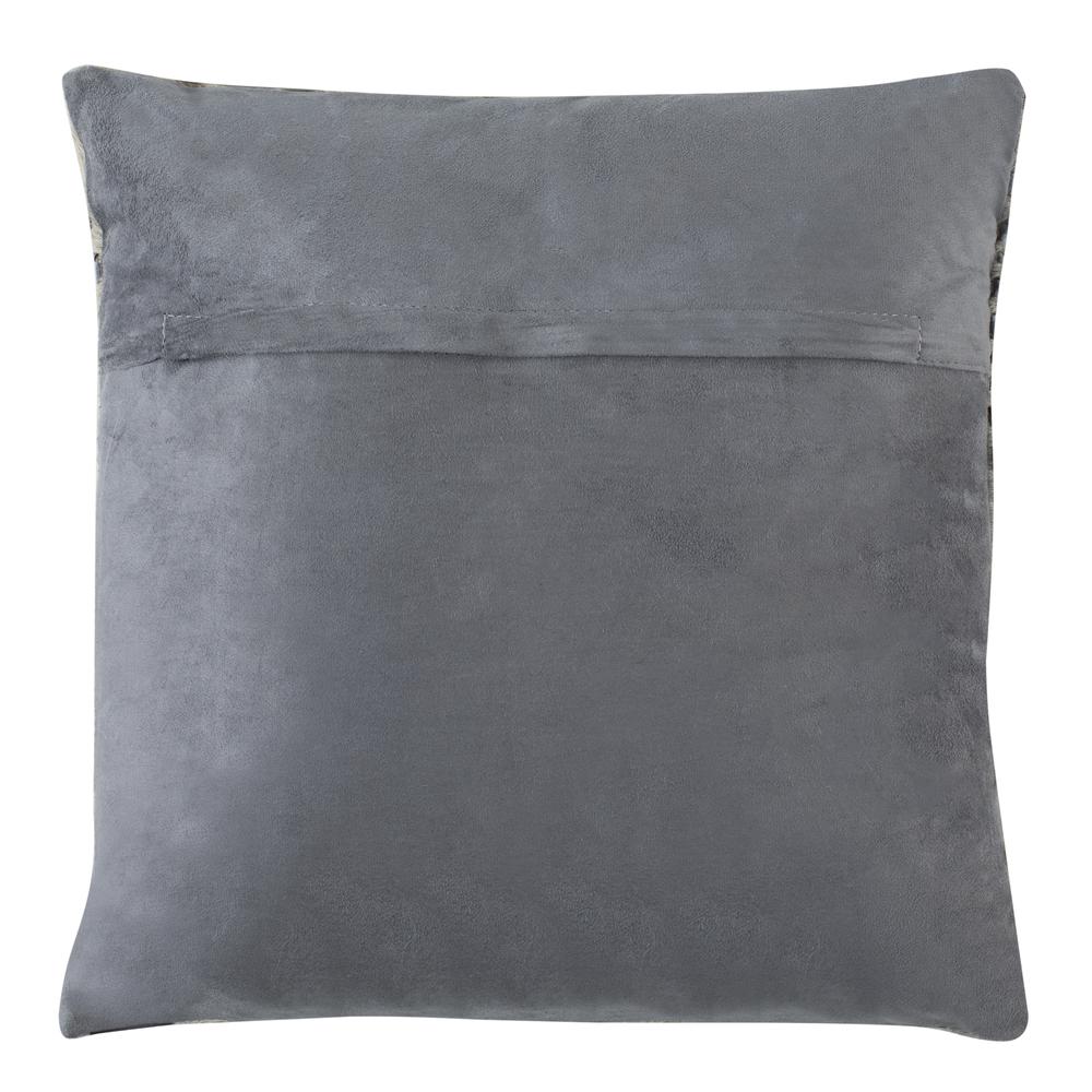 Palm Cowhide Pillow, White, PLS218A-1818. Picture 2
