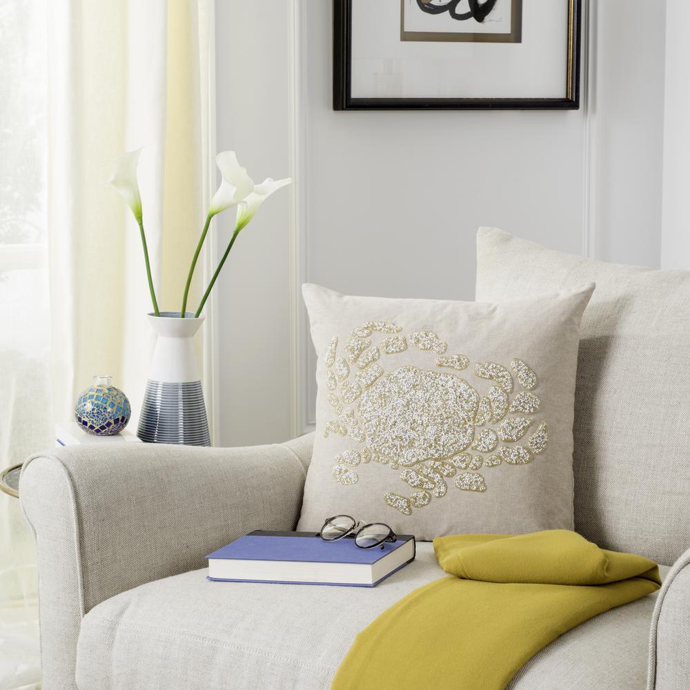 Pendi Pillow, Beige/White. Picture 3
