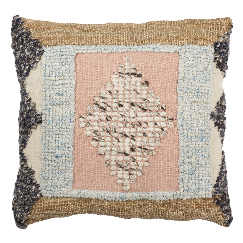 Arden 20" Pillow, Pink/Multi. Picture 1