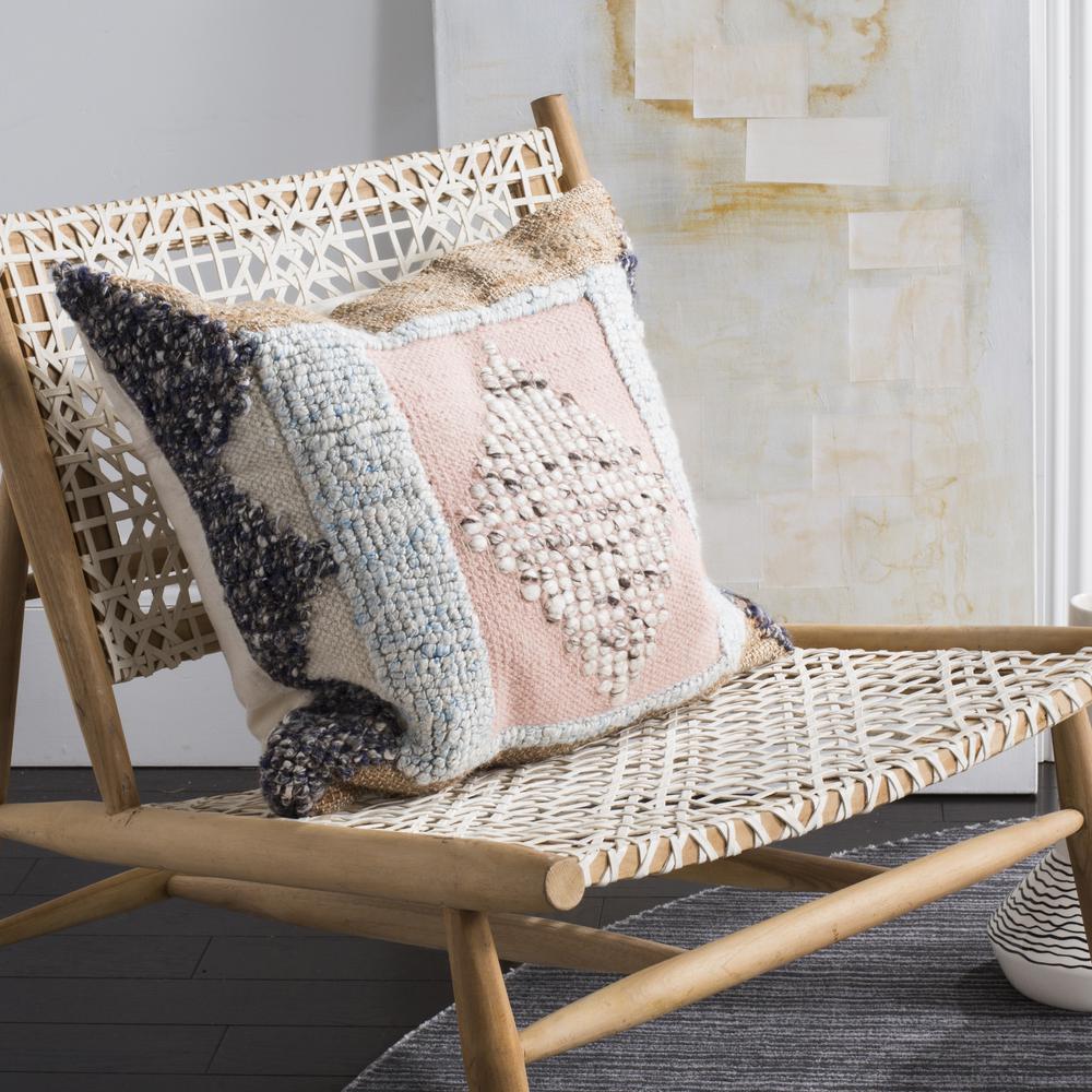 Arden 20" Pillow, Pink/Multi. Picture 3